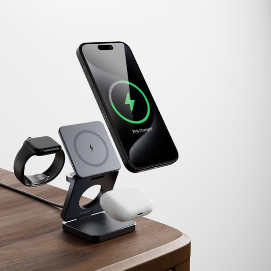 3-in-1 Magnetic Wireless Charging Station (15W) - My Store