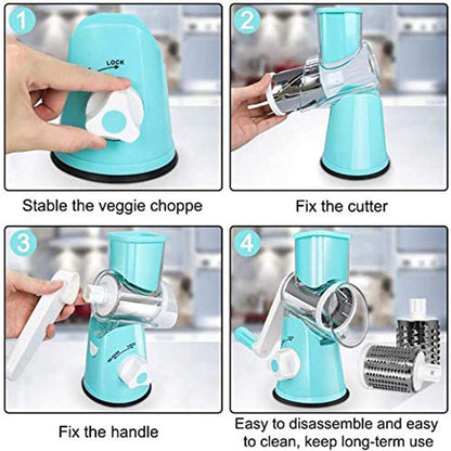 3-in-1 Manual Vegetable Slicer & Grater - My Store