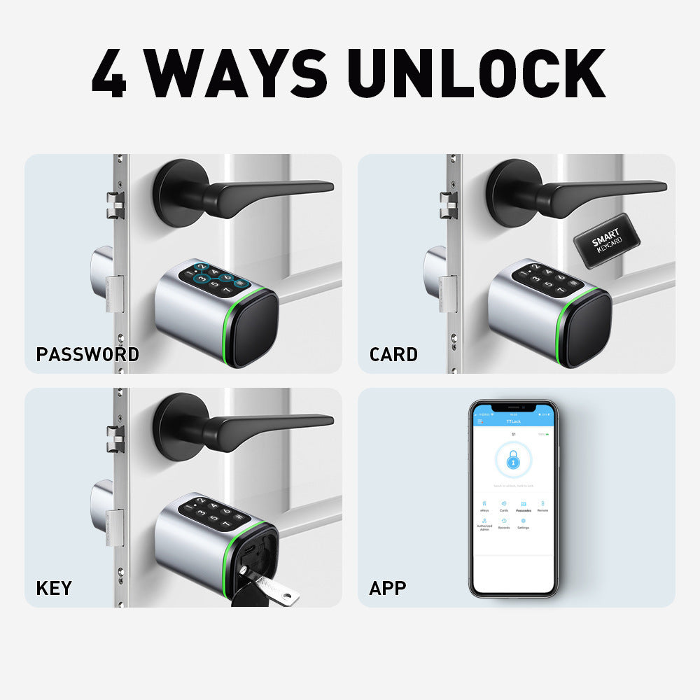 Bluetooth Password Card Smart Lock Cylinder - My Store