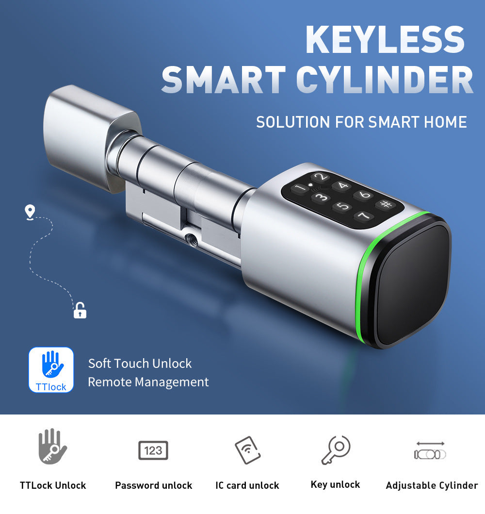 Bluetooth Password Card Smart Lock Cylinder - My Store